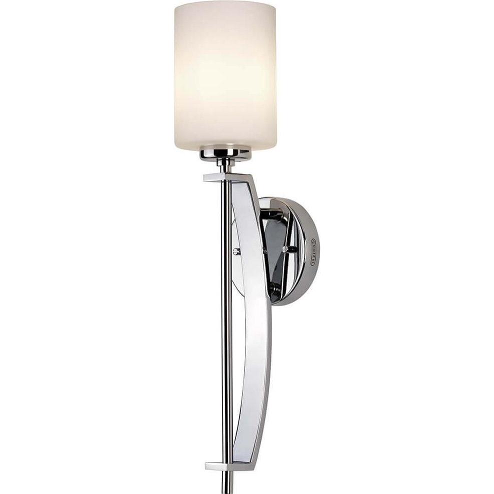 Elstead Lighting, Wandleuchte + Deckenleuchte, Taylor LED Wandleuchte G9 49cm Poliertes Chrom IP44 (320 lm, G9)