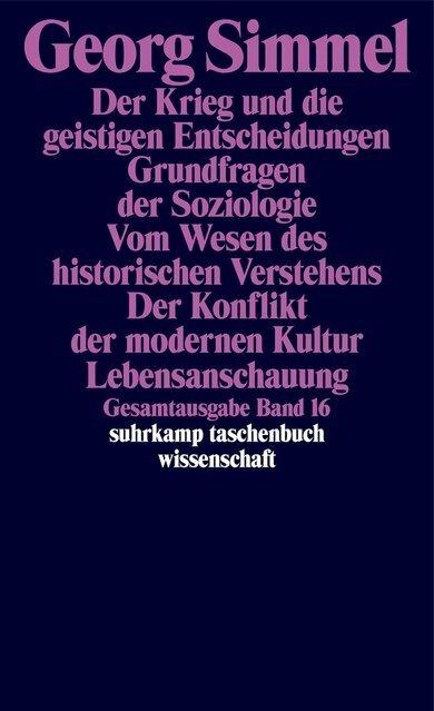 Produktbild Gesamtausgabe in 24 Bänden (Deutsch, Georg Simmel, 1999)