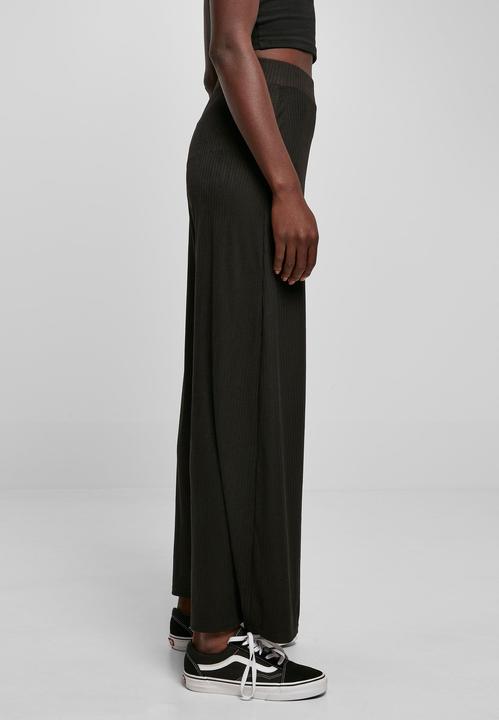 Produktbild Urban Classics Ladies Rib Jersey Wide Leg Pants (L)