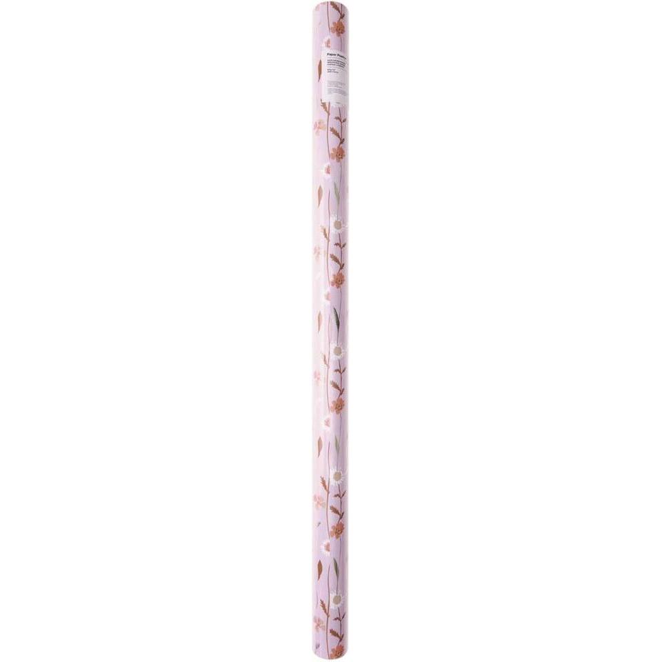 Rico Design, Geschenkverpackung, Geschenkpapier Blumenranken Flieder 70cmx2m (Geschenkpapier, 1 x)