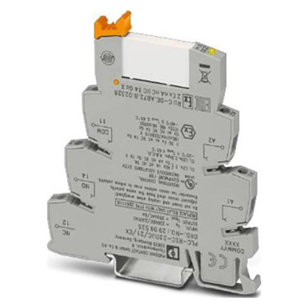 Phoenix Contact PLC-RSC-230UC/21/EX Relaisbaustein Nennspannung: 230 V/AC Schaltstrom (max.): 6 A 1 Wechsler 10 St., Relais