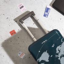 Actual product image Jet Lag World map cabin case (27 l)