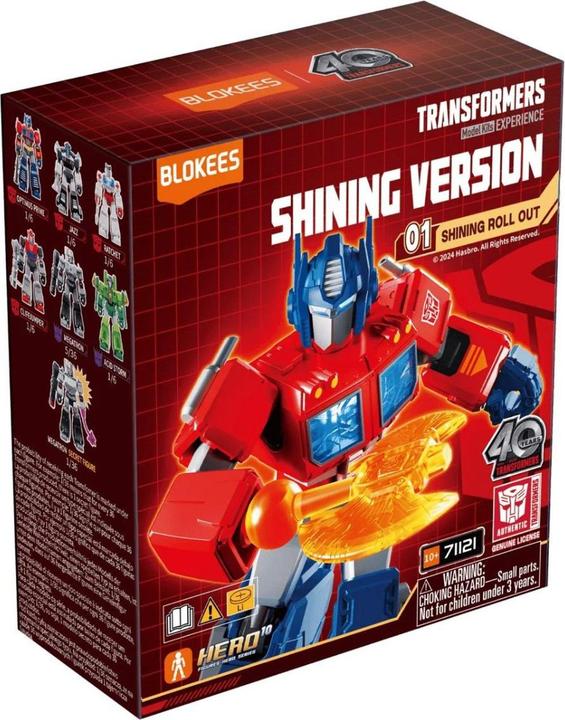 Produktbild Blokees Transformers assortiment figurines Plastic Model Kit Shining Version 01 Shining Roll Out (9)
