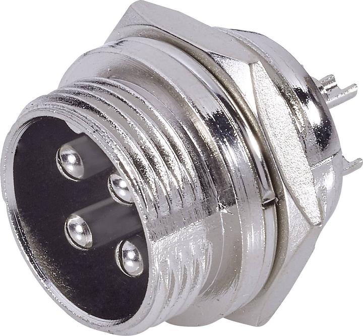 Image du produit Midland Alan Microphone encastrable 4 pôles NC 515 5140, convient pour les fiches de microphone à 4 pôles