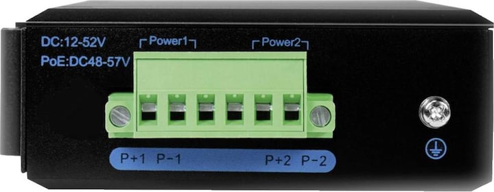 Produktbild LogiLink Industrie Gigabit Ethernet Switch, 4-Port 1000 Mbit/s + 1 Port SFP (5 Ports)