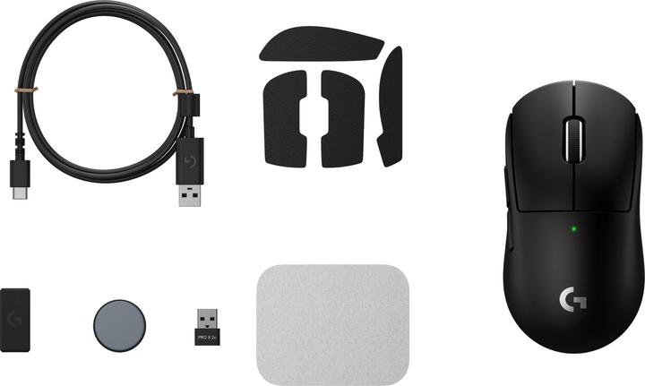 Immagine prodotto Logitech Pro X Superlight 2c Wireless (Cablato, Senza fili)