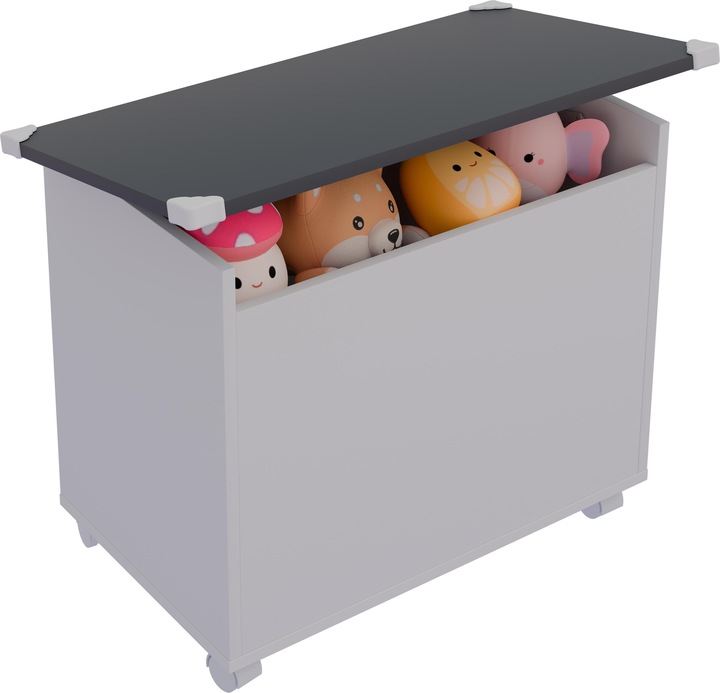 Produktbild VCM Holz Sitztruhe Sitzbank Truhe Bosula M (68 cm)