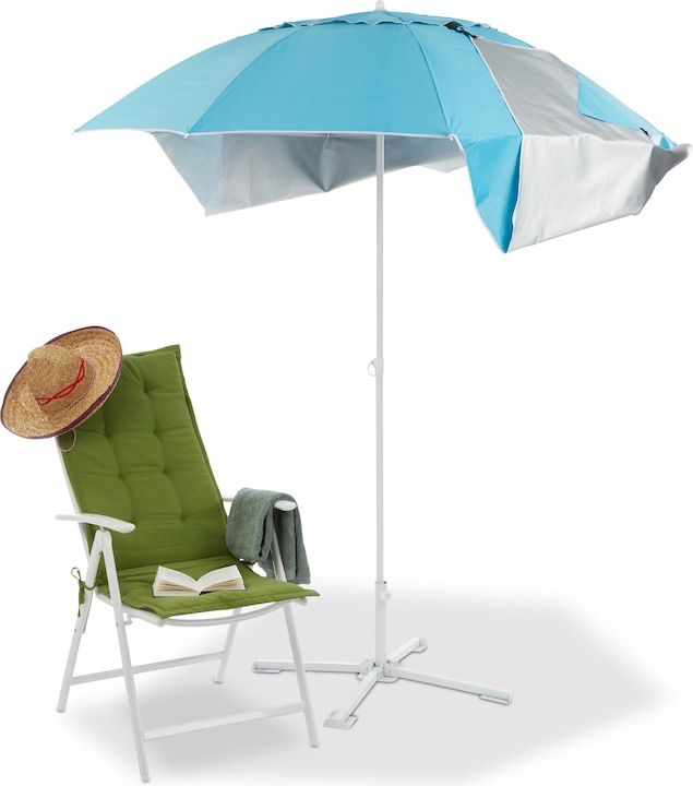 Relaxdays Beach shell Umbrella (1.80 m)