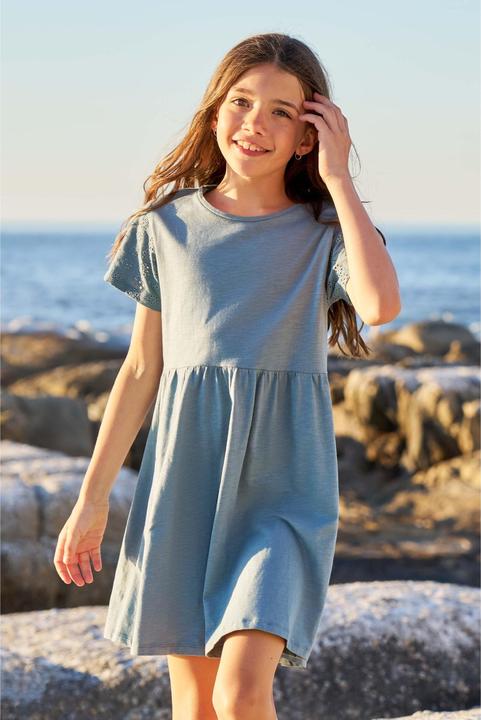 Image du produit Mountain Warehouse - Robe manches brodées IZZY - Fille (128)