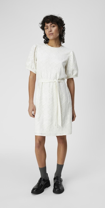 Produktbild Object Broderie Anglaise Minikleid (L)