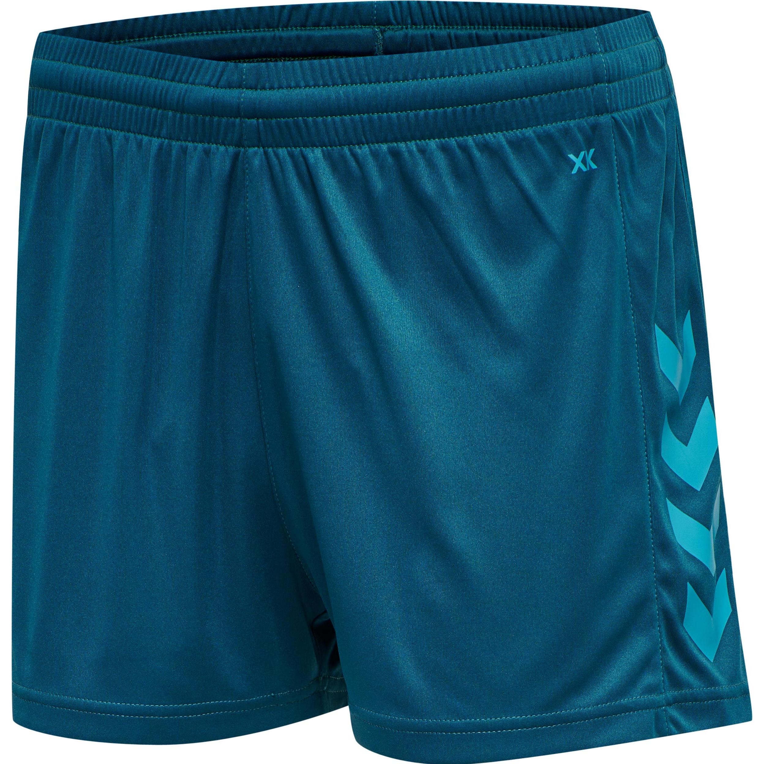 hummel, Damen, Sporthose, Core Xk Poly Shorts Woman (XS), Blau, XS