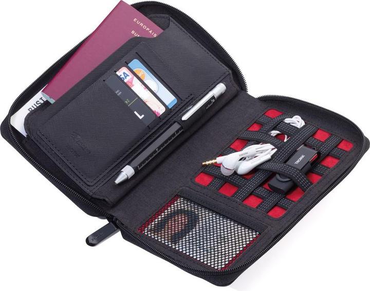 Produktbild Troika CARGOSAFE Reiseetui mit Reissverschlus, dunkelgrau