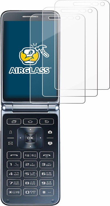 Produktbild BROTECT Schutzglas Schutzfolie Glas Folie Displayschutz klar (3 Stück, Samsung Galaxy Z Fold2)