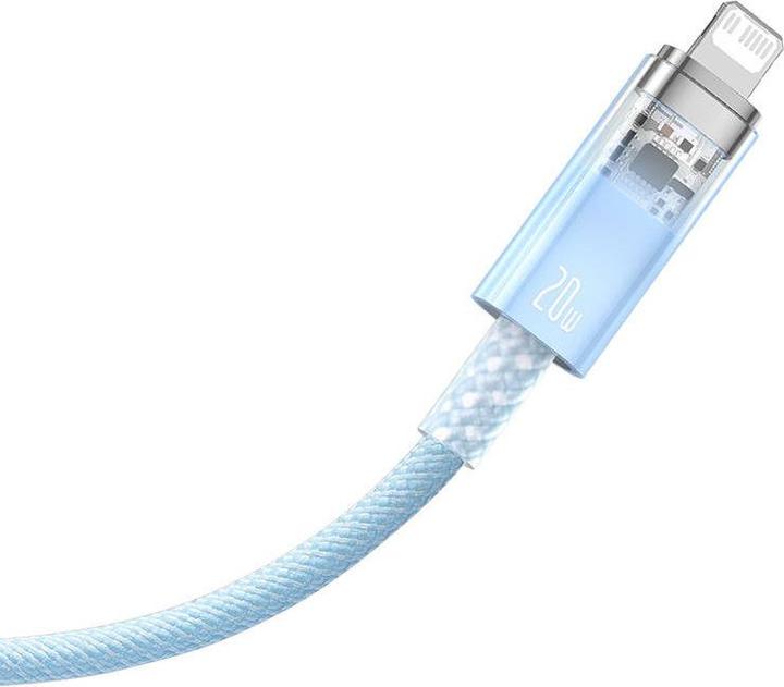 Produktbild Baseus Fast Charging cable USB-C to Lightning Explorer Series 1m, 20W (blue) (1 m, USB 2.0, 20 W)