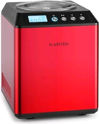 Produktbild Klarstein Vanilla Sky EiscremeMaschine Rot