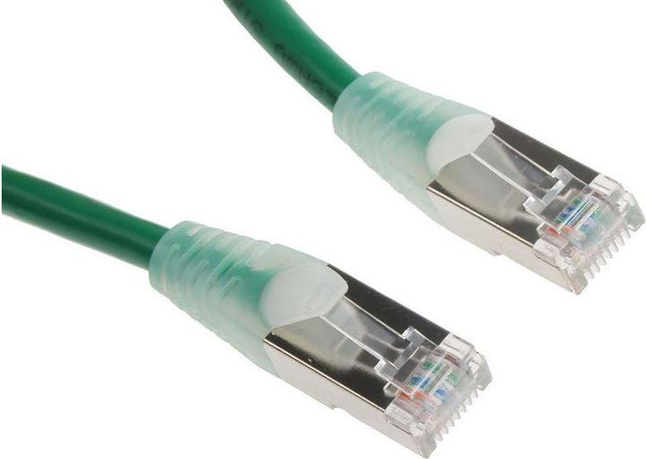 Image du produit RS PRO Câble patch cat.5e FTP 2m vert (FTP, CAT5e, 2 m)
