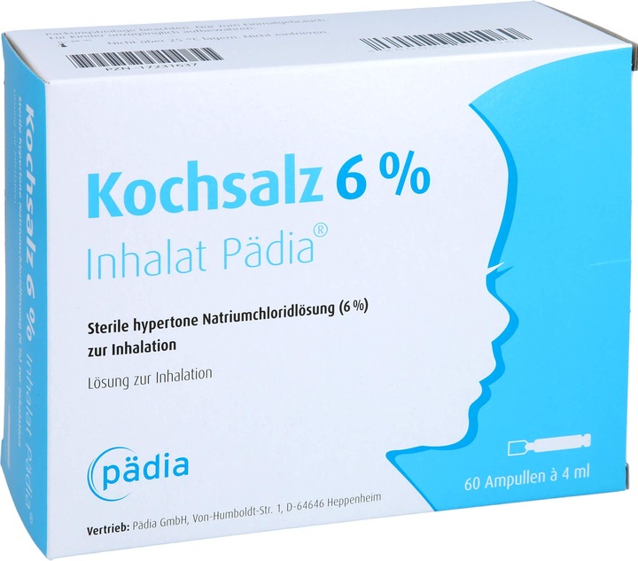 Produktbild Pädia Kochsalz 6% Inhalat Paedia, 60 St IHA