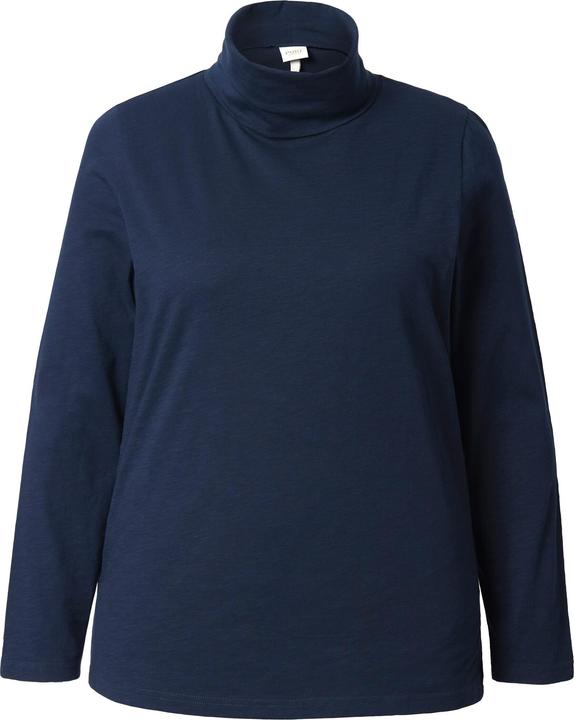 Actual product image Ulla Popken Cotton Knit Slim Fit Turtleneck (58)