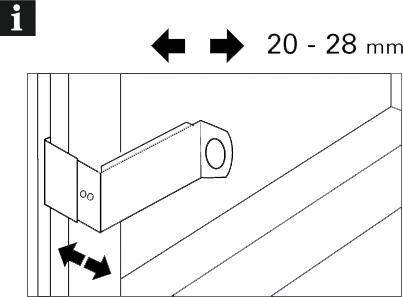 Actual product image Gardinia Adapter for clamping vitrage silver