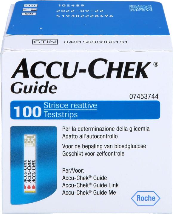 Produktbild Emramed Accu Chek Guide Ttr, 100 St TTR (Teststreifen)