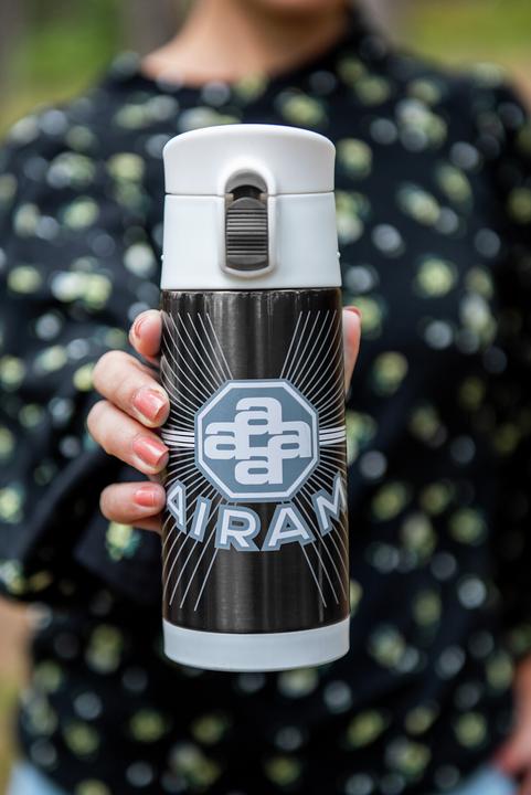 Actual product image Airam Classic Steel Mug 0.35L, Black (0.35 l)