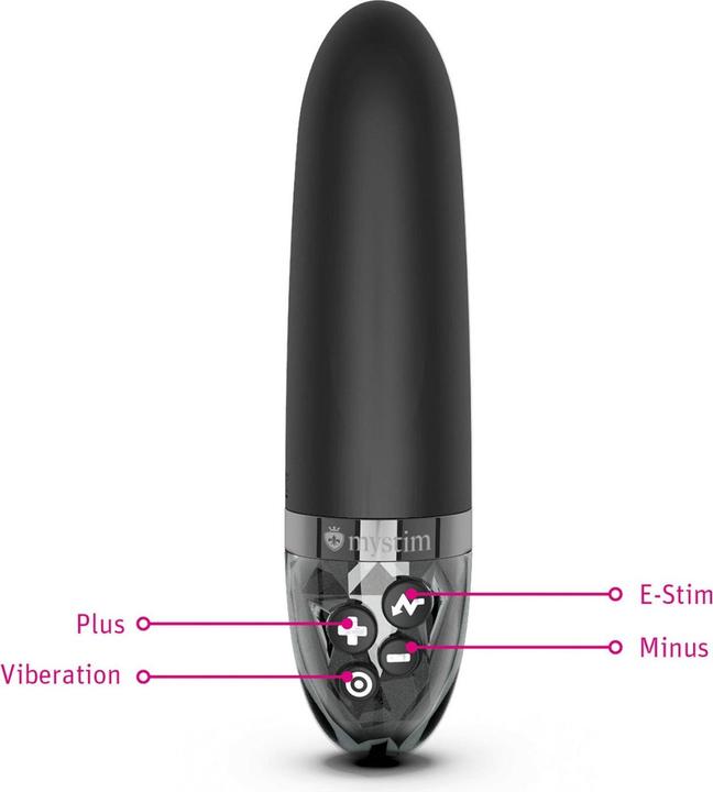 Produktbild Mystim Sleak Freak eStim Vibrator Black