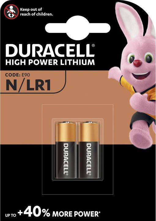 Actual product image Duracell High Power (2 pcs., N, 825 mAh)