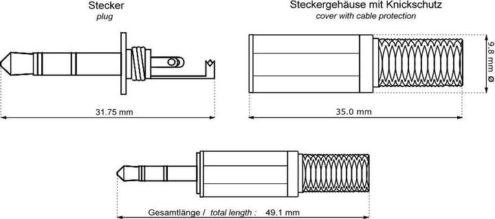 Image du produit Goobay Prise jack - 3,5 mm - stéréo