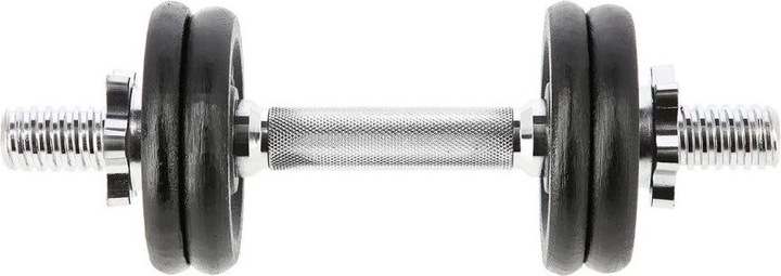 Actual product image HMS Threaded barbell SG01 4 plates (2 x 1 kg)