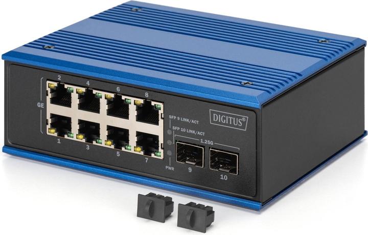 Produktbild Digitus Industrial 8 +2-Port Gigabit Ethernet Switch (8 Ports)