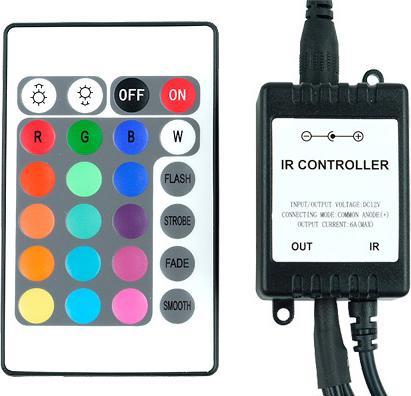 Produktbild Phobya LED-Flexlight RGB-Controller und Fernbedienung (RGB)