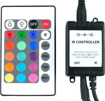 Produktbild Phobya LED-Flexlight RGB-Controller und Fernbedienung (RGB)