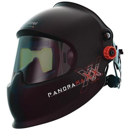 Optrel, Occhiali protettivi + visiera, Laserhelm Panoramaxx L schwarz 50x100mm