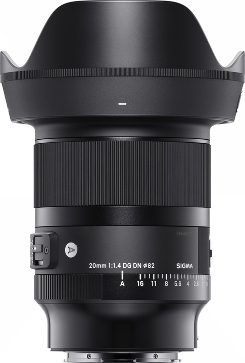 Image du produit Sigma 20mm F1,4 DG DN Art Sony-E (Sony E, Plein format)