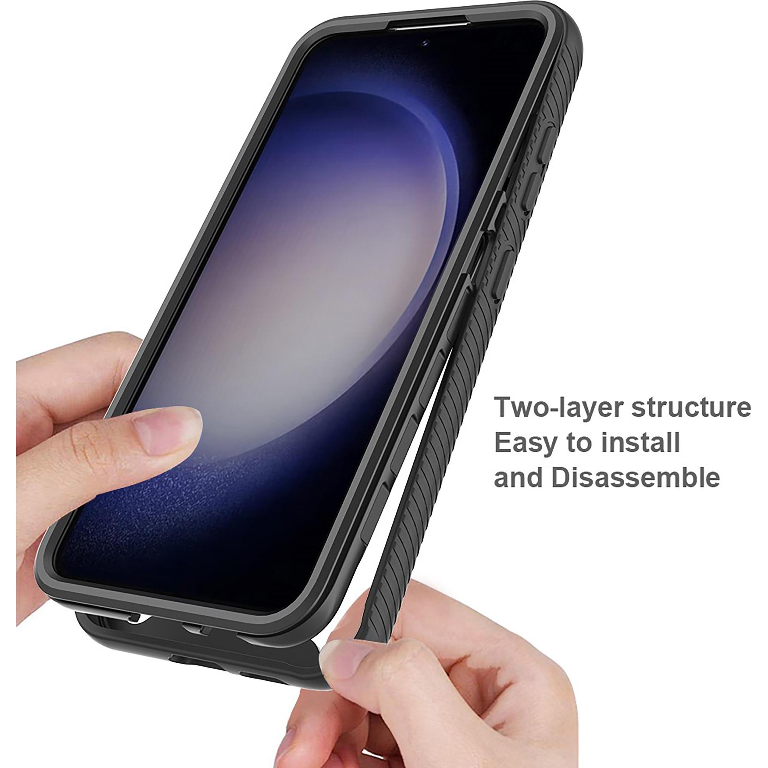 Thumbnail - Cazy Schutzhülle Kompatibel mit Samsung Galaxy A35 - 360 Grad hulle mit Eingebautem Folien - (Samsung Galaxy A35), Smart...