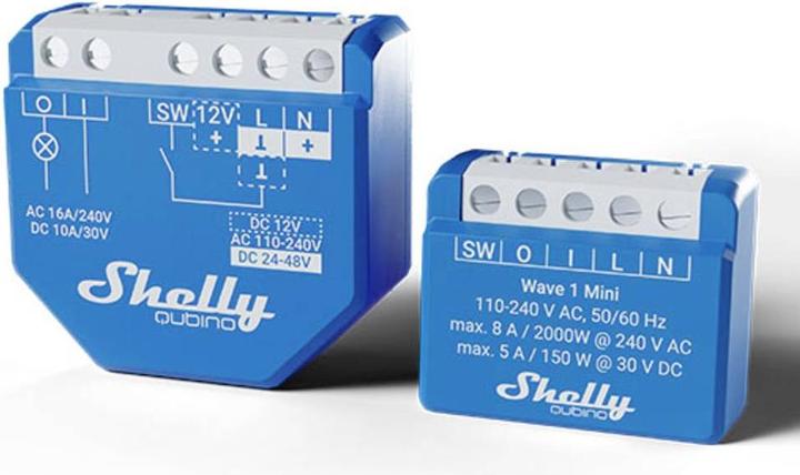 Actual product image Shelly Qubino Wave 1 Mini (Switch actuator)