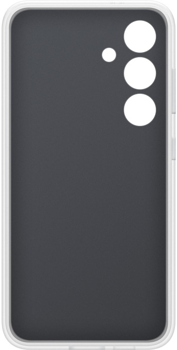Immagine prodotto Samsung Copertina Keith Haring illustrazione cuore e bordo silicone bianco (Samsung Galaxy S24+)