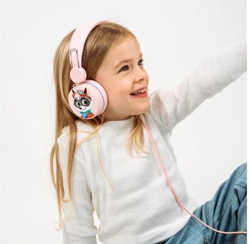 Produktbild Edurino Kopfhörer rosa, d