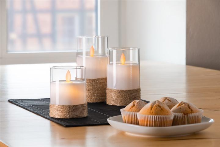 Productafbeelding Goobay LED kaarsen van echte was (3 x)