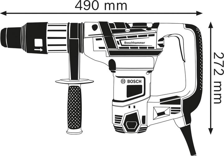 Actual product image Bosch Professional GBH 5-40 D (Electrical connection)