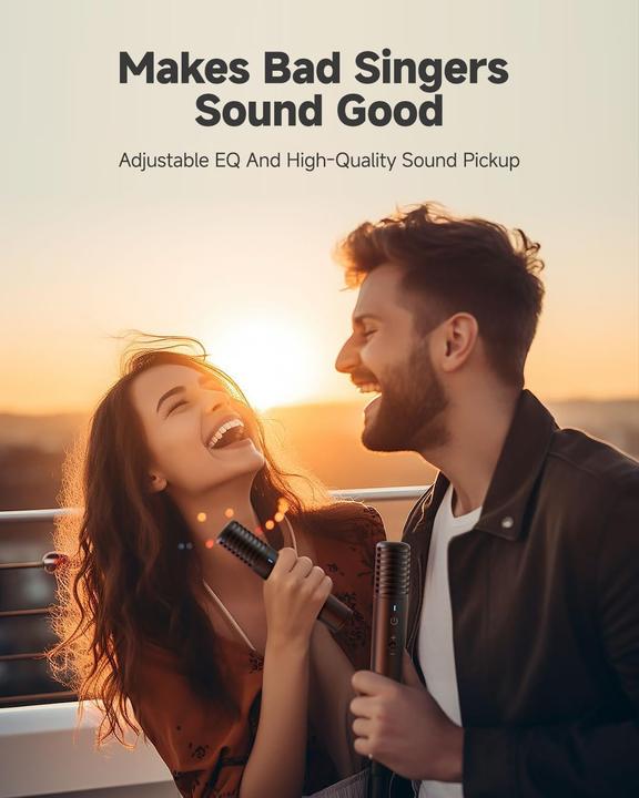 Image du produit Ikarao Break X2 Karaoke-Maschine mit Touchscreen & kabellosen Mikrofonen (Actif)