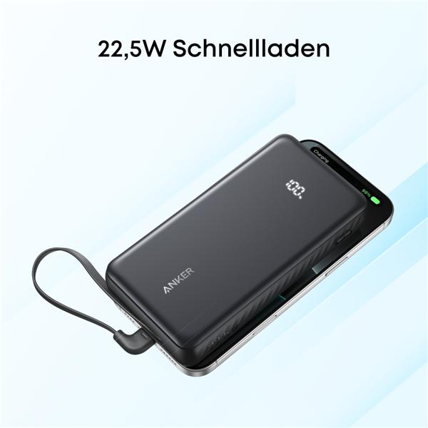 Actual product image Anker Power Bank (20K, 22.5W, Built-In U (20000 mAh, 22.50 W, 74 Wh)