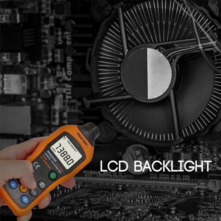 Actual product image Protmex PT6208A Rev counter