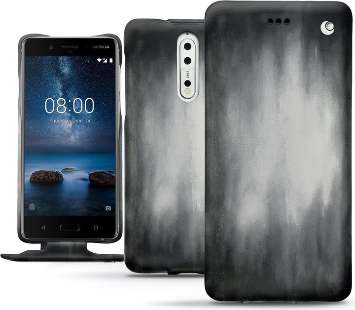 Actual product image Noreve Leather cover vertical (Nokia 8)