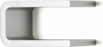 1 Authentics Entrance Hausnummer c, 80612, Aluminium, Hauswand-Dekoration, silber eloxiert