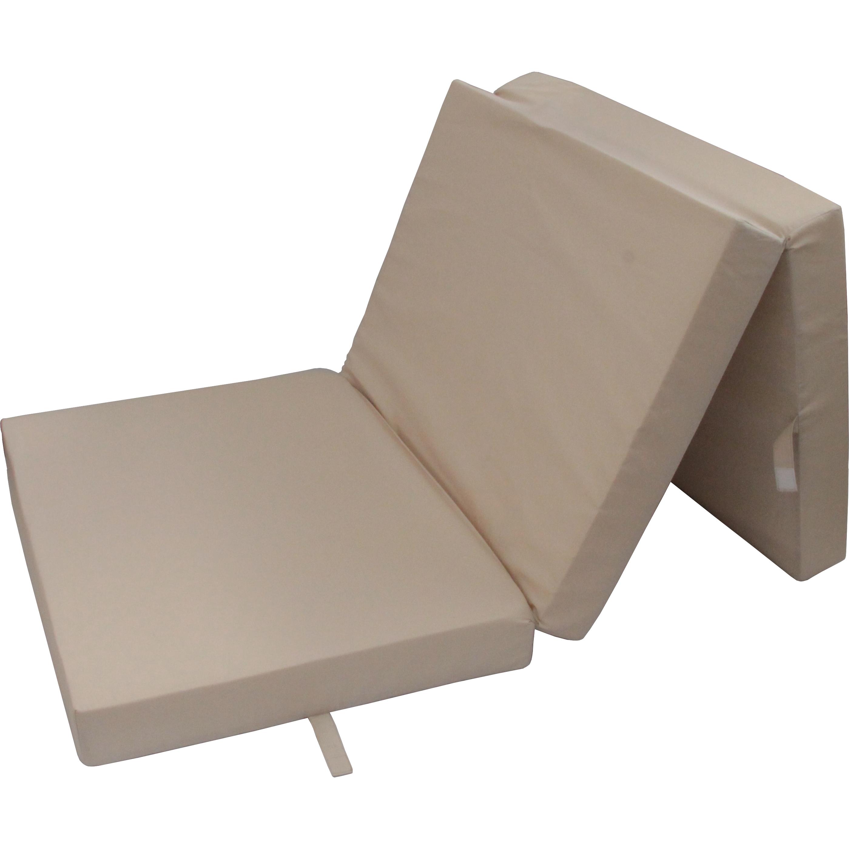 Herlag Klappmatratze Senior beige, 195x85 cm, Campingmatratze, Faltmatratze (P05010-2072MCT)