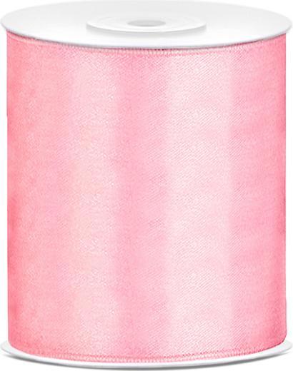 Produktbild Partydeco Satin Ribbon, light pink, 100mm/25m (1 pc. / 25 lm) (1 x)