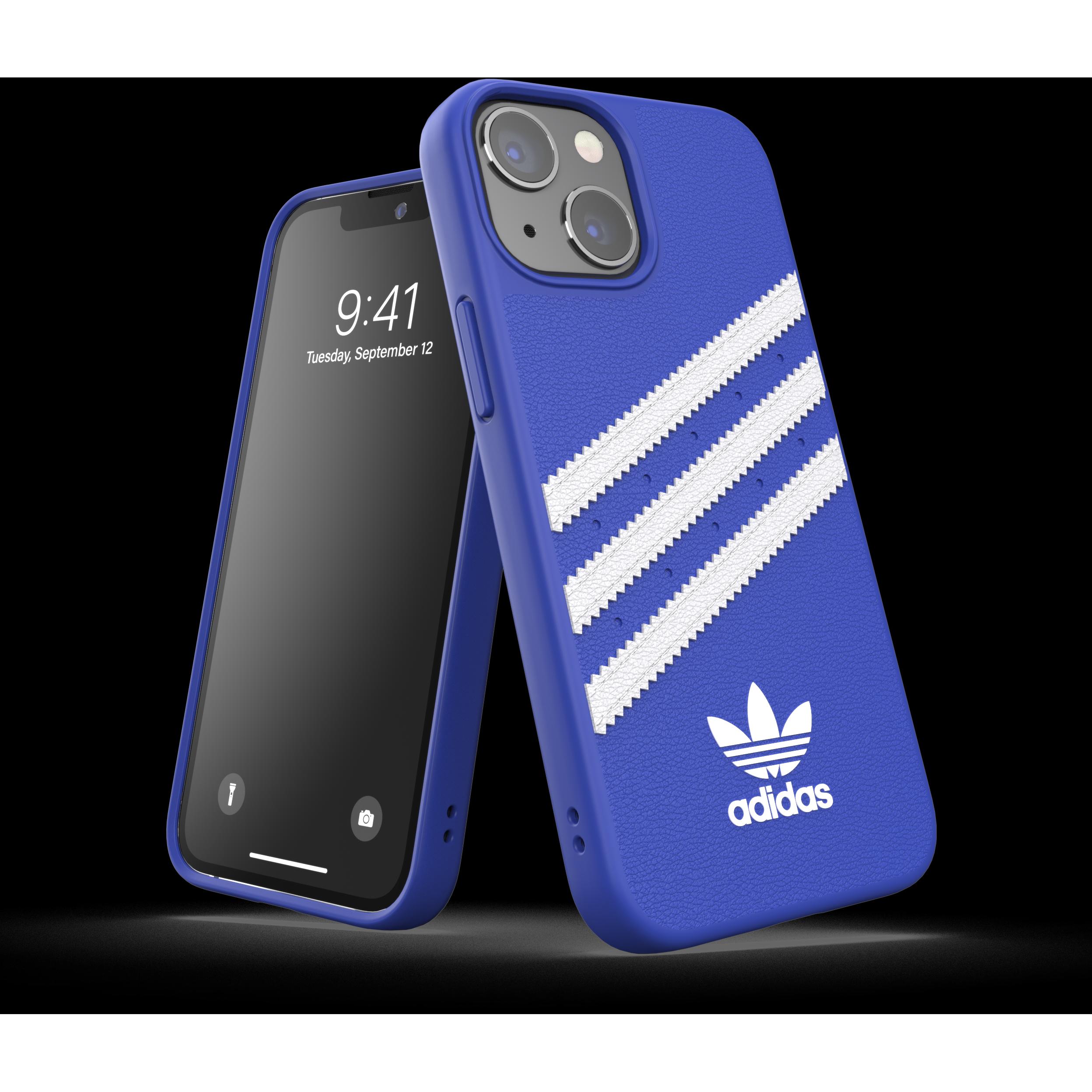 adidas Moulded Case PU (Apple iPhone 13 mini), Smartphone Hülle, Blau