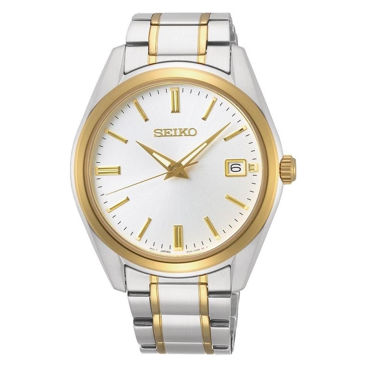 Seiko, Armbanduhr, Men's, Silber, (Analoguhr, 40 mm)