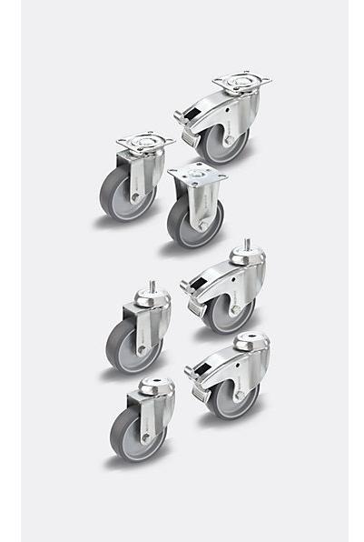 Image du produit Proroll Jeu de pneus en élastomère thermoplastique, avec vis sans tête